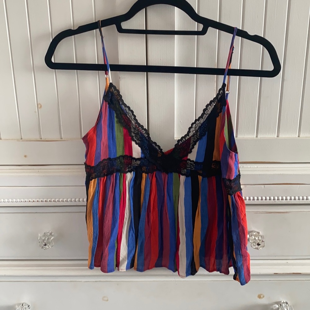 rainbow tank top!! 🌈